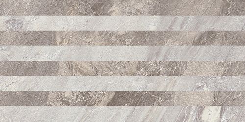 Alpes Relieve Lineal Gris 25x50